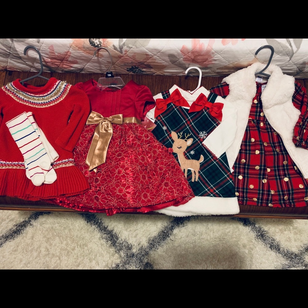 12-18 Month Holiday Dress Bundle